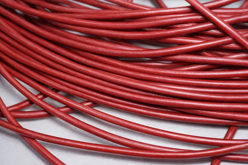 2.0mm Rounded Leather Cords