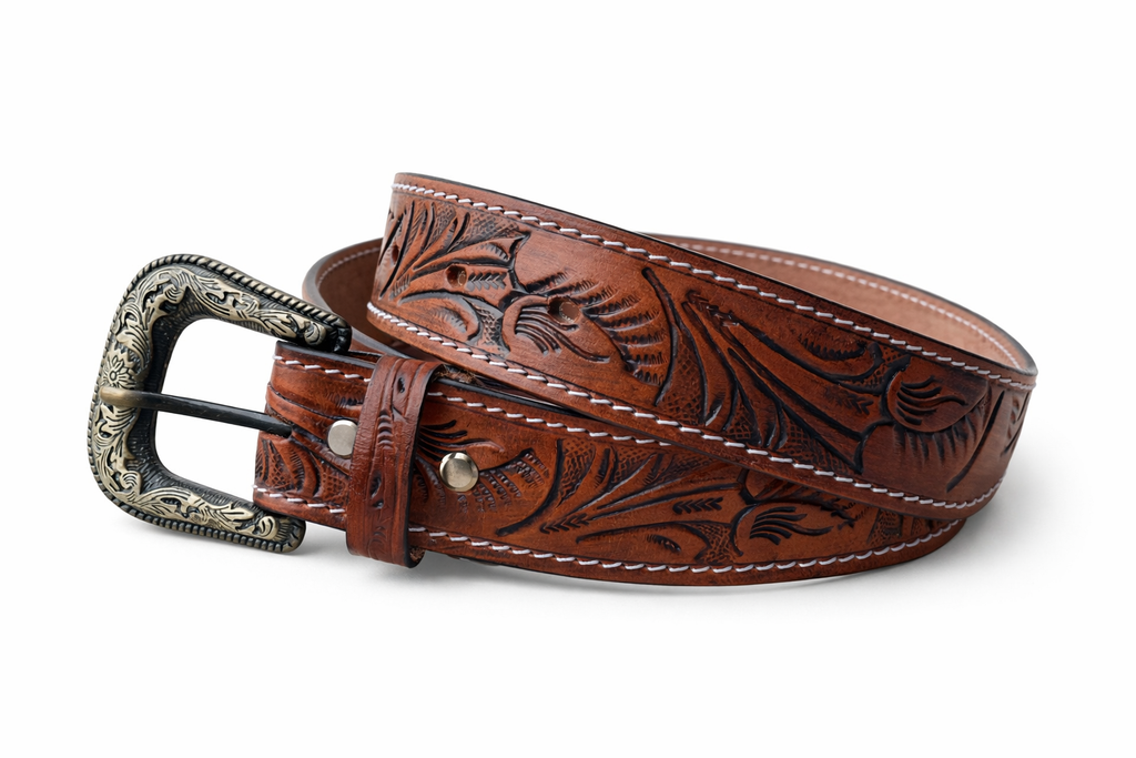 Premium Genuine Leather Belt for Men – Handcrafted by India Creative Hub