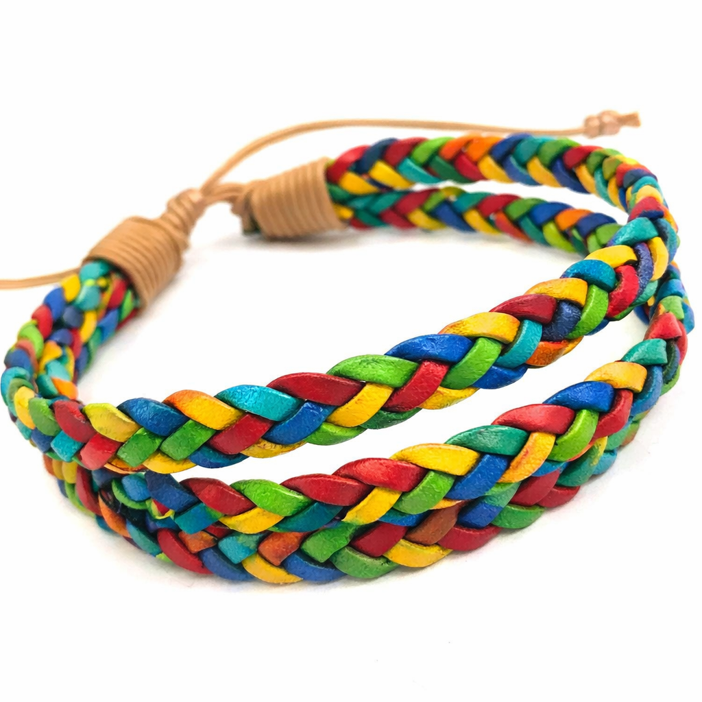 Colorful braided bracelet 