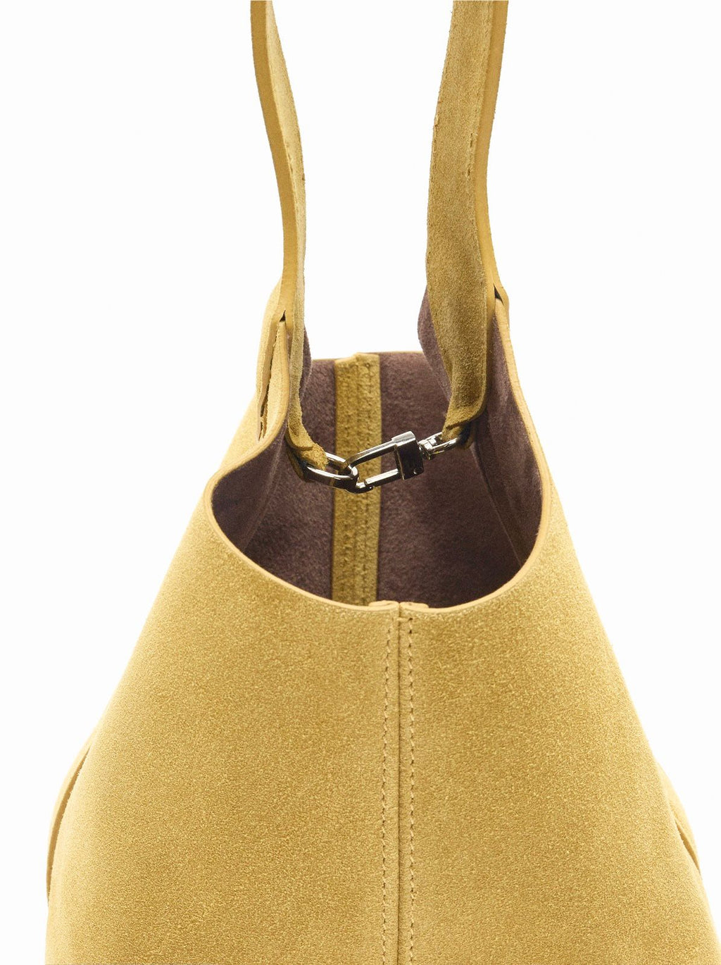 Suede Leather Classic Bucket Bag – Elegant Everyday Essential