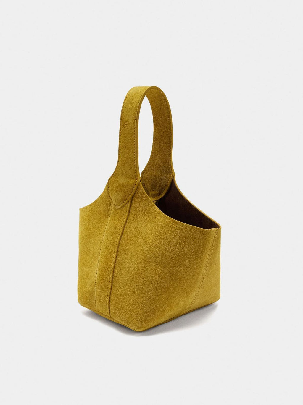 Suede Leather Classic Bucket Bag – Elegant Everyday Essential