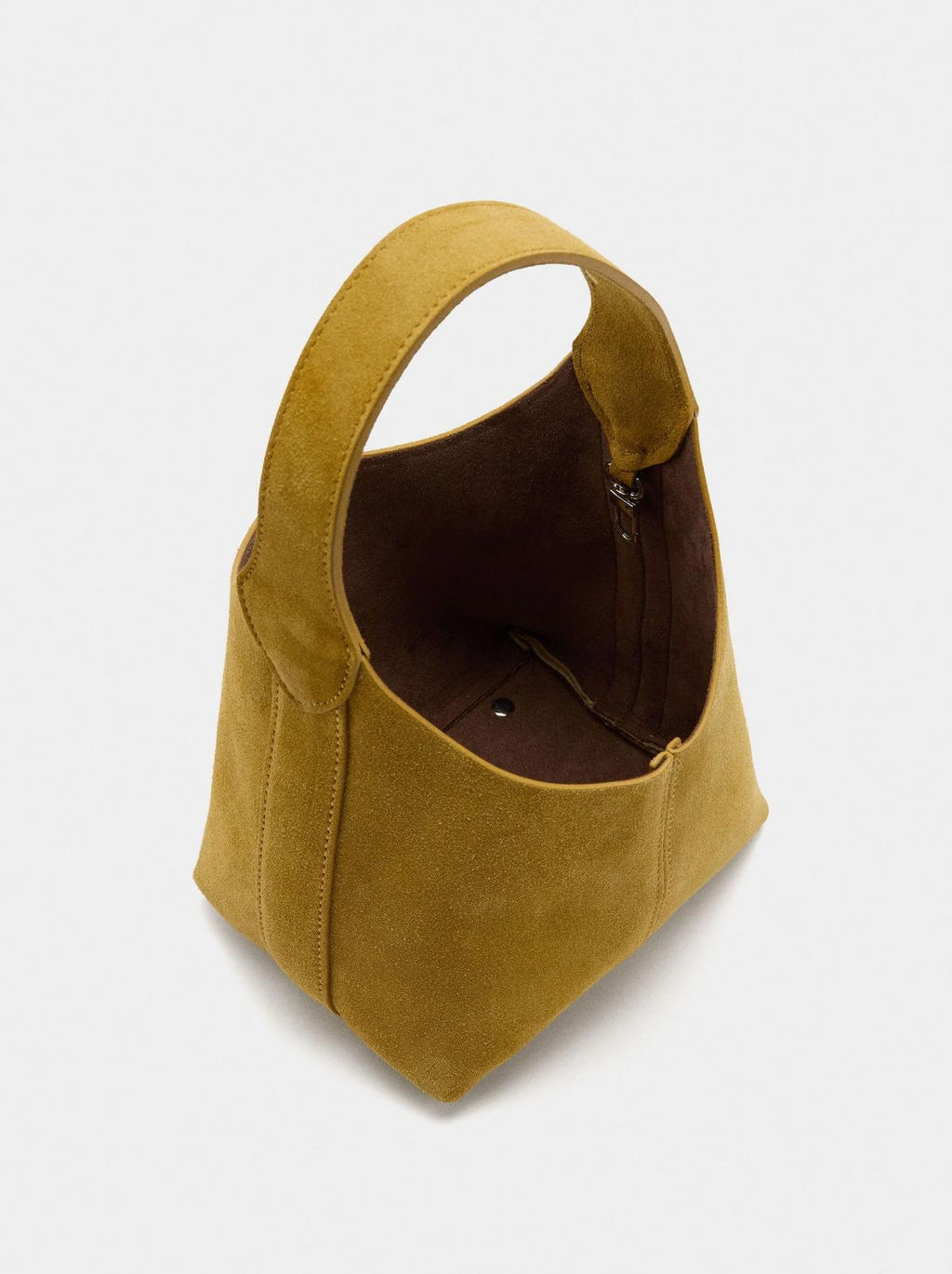 Suede Leather Classic Bucket Bag – Elegant Everyday Essential