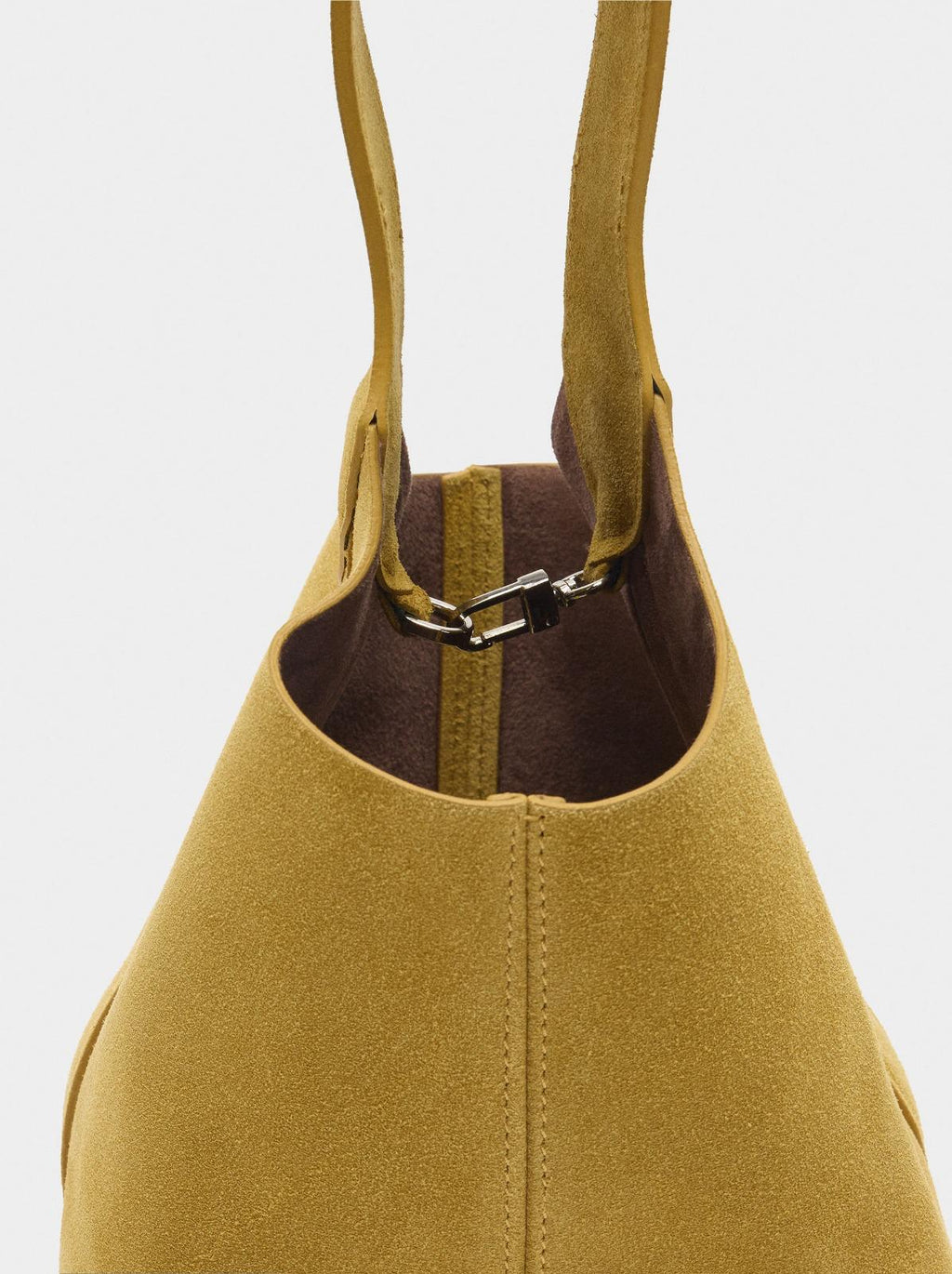 Suede Leather Classic Bucket Bag – Elegant Everyday Essential