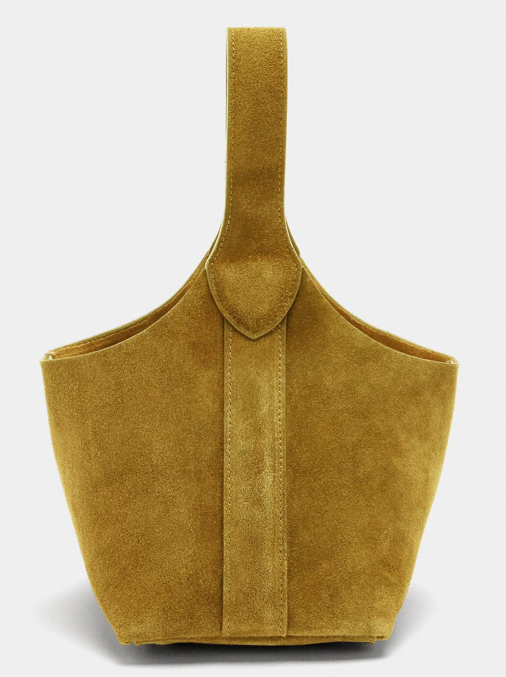 Suede Leather Classic Bucket Bag – Elegant Everyday Essential